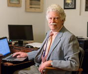 Author Hal Glatzer at Desk