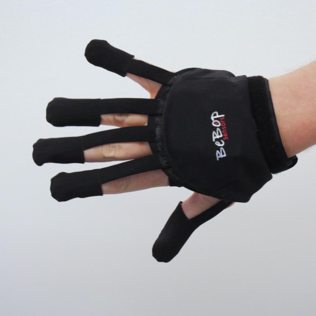 BeBop Sensors Forte Data Glove on Hand Photo