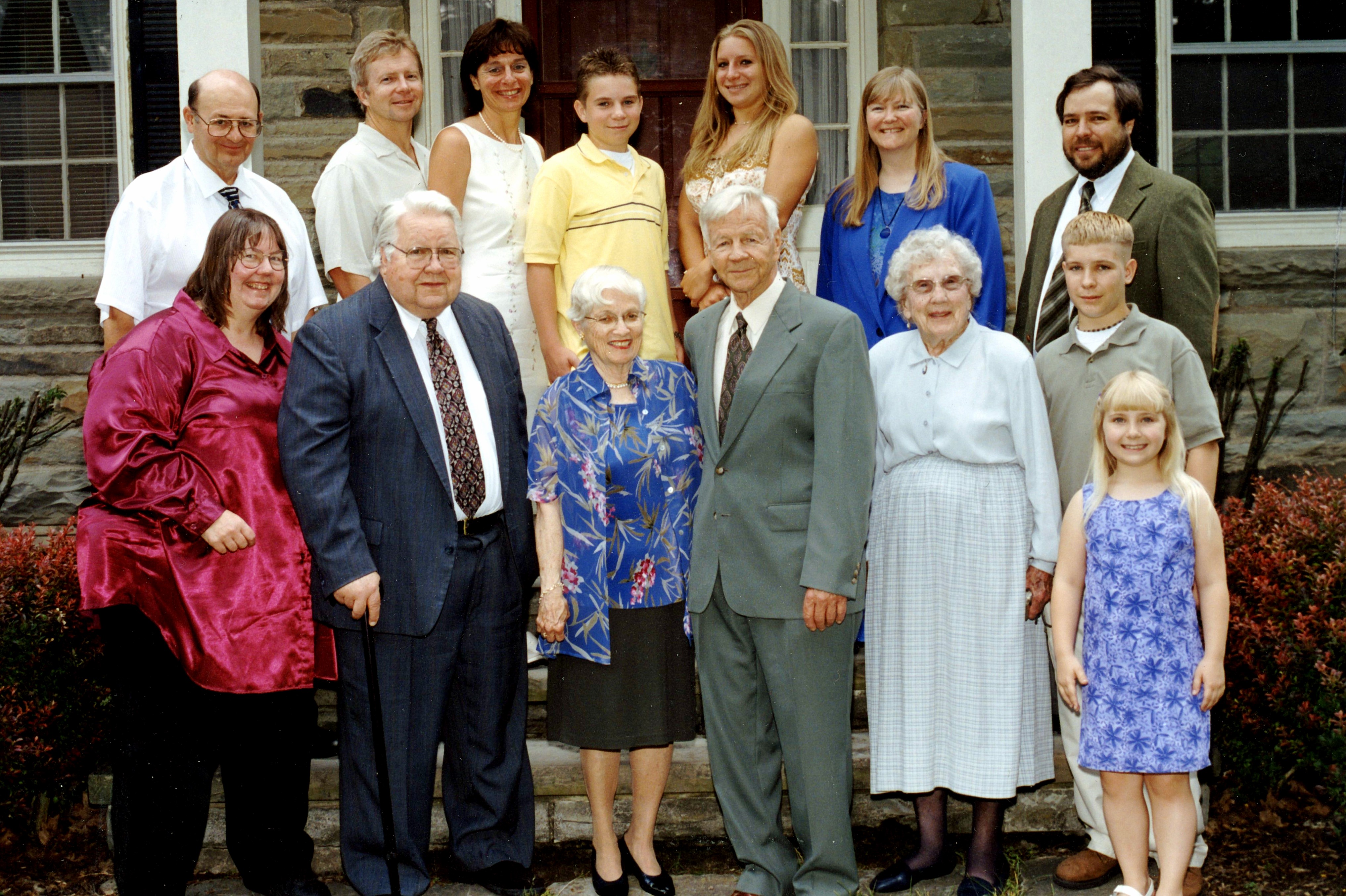 Family Reunion Group Photo - After Vivid-Pix