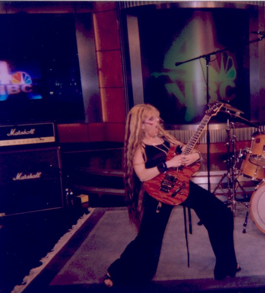 The Great Kat performed guitar live and was interviewed on NBC TV'S Today Show, Weekend Edition!