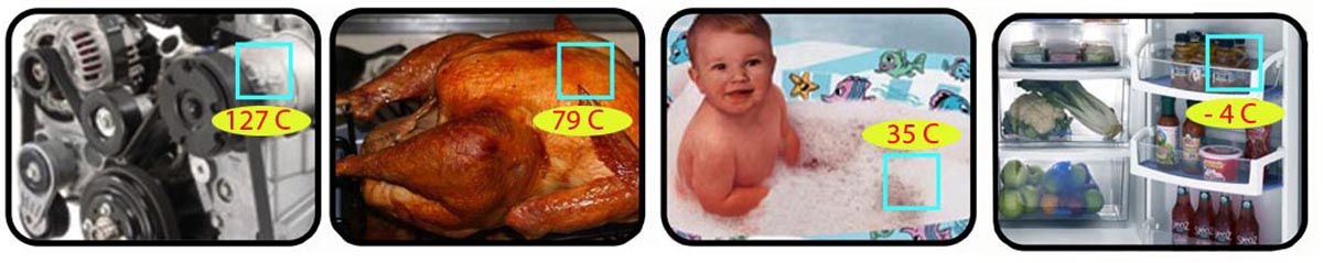 Infrared Thermometer for Smart Phone Technology IR Shots