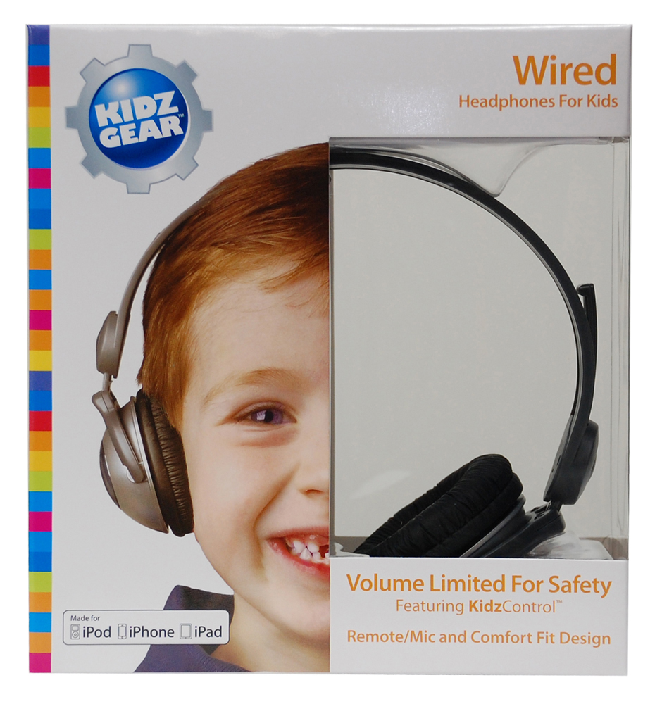 Kidz Gear Apple Wired Headphones for Kids