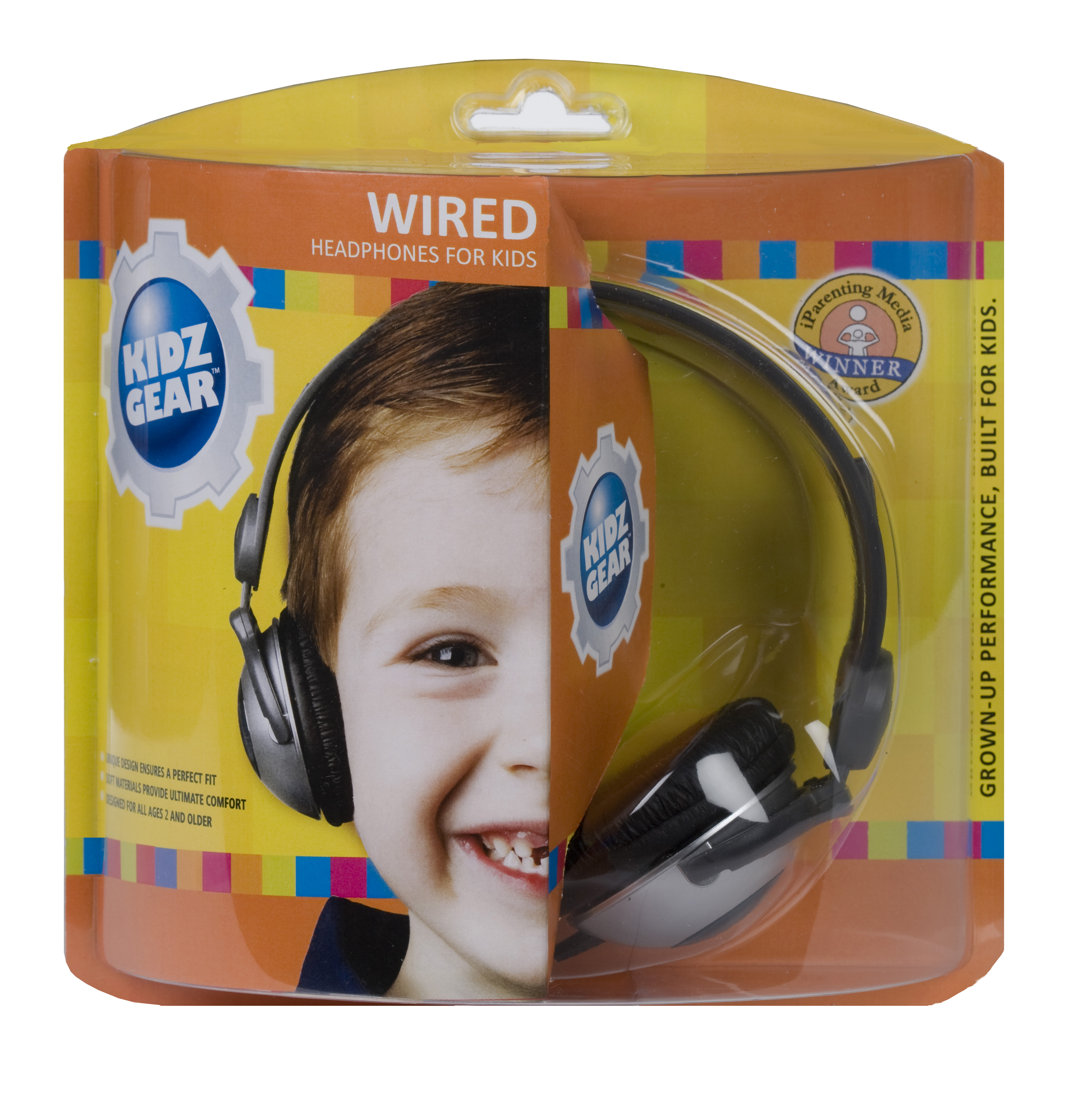 Kidz Gear Wired Headphones for Kids (CH68KG01)