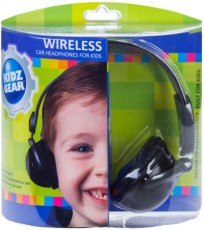 Kidz Gear Wireless Car Headphones for Kids Makes Long Holiday Trips Easier -- Helps Parents Keep Their Kids Calm.
