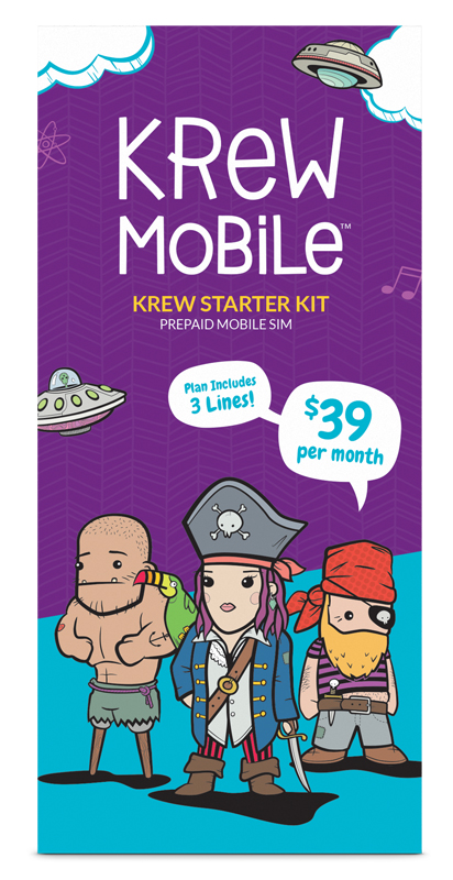 Krew Mobile Packaging