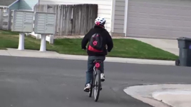 LucidBrake on Helmet, Backpack, and Bike