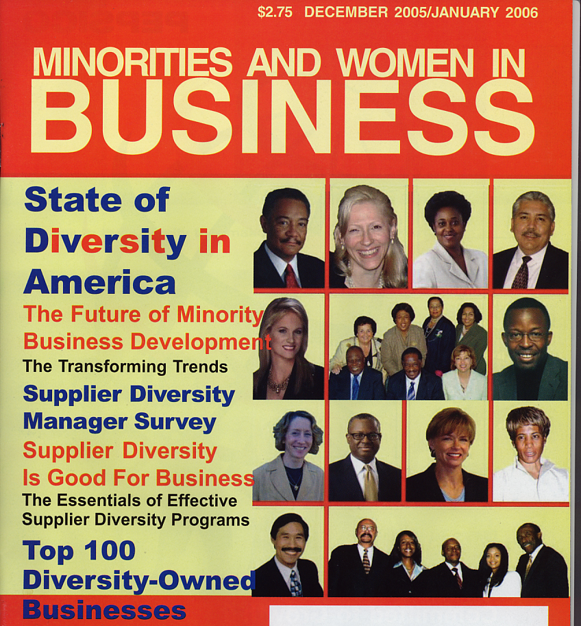 Karen Thomas, President, Thomas PR on Cover of Minorities & Women in Business Magazine!