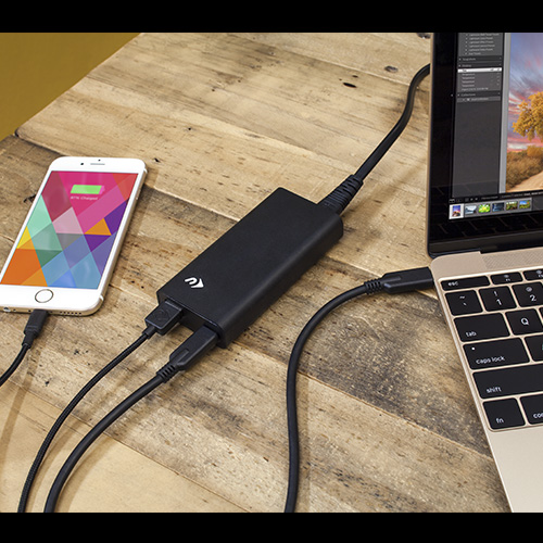 NewerTech NuPower 60W USB-C Power Adapter - in use