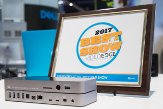 OWC Thunderbolt 3 Dock NAB 2017 Best of Show Award Photo