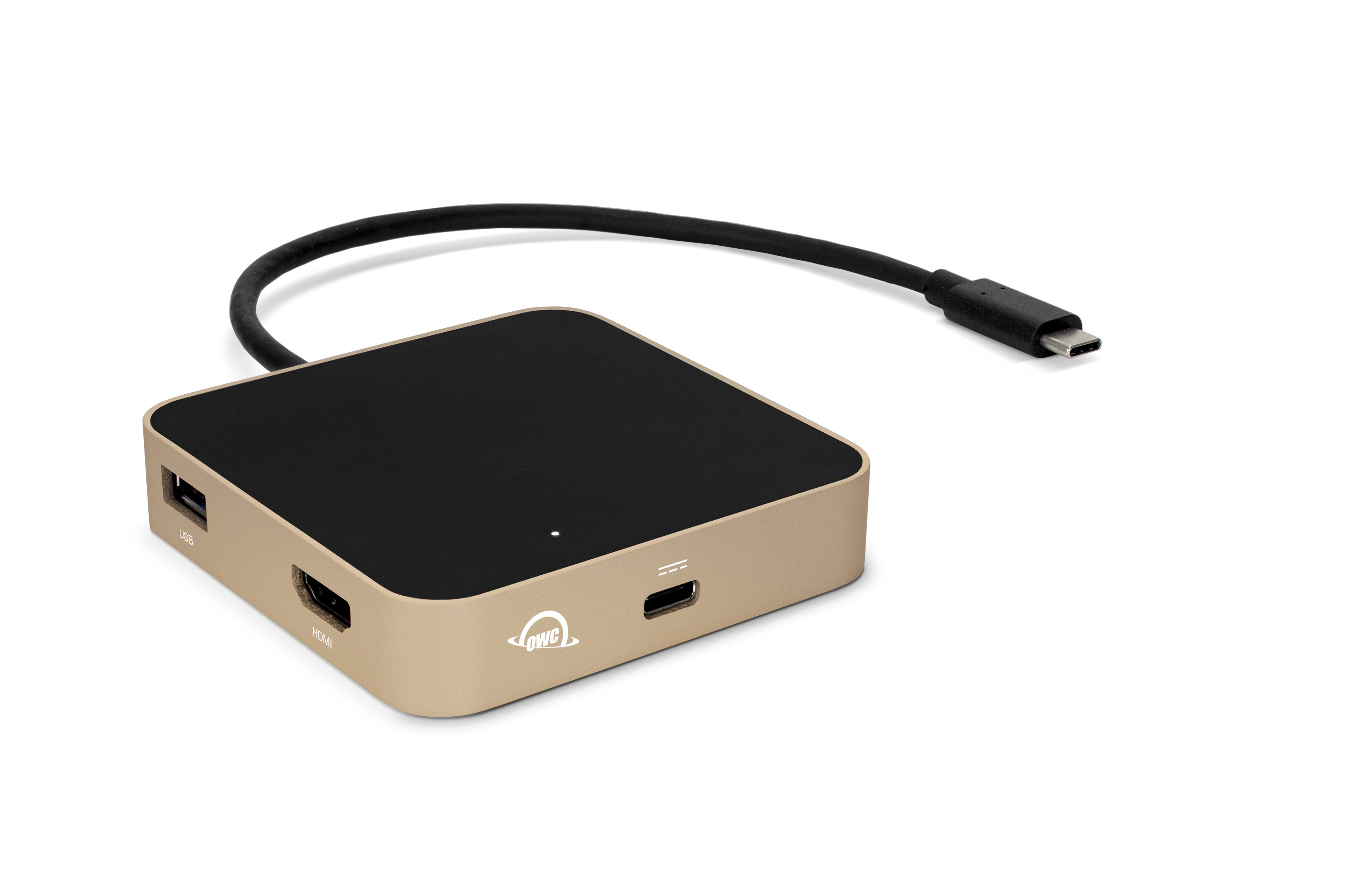 OWC USB-C Travel Dock Gold - 300 dpi