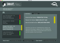 SMART Alec Screen Shot - Drive Predicted to Fail