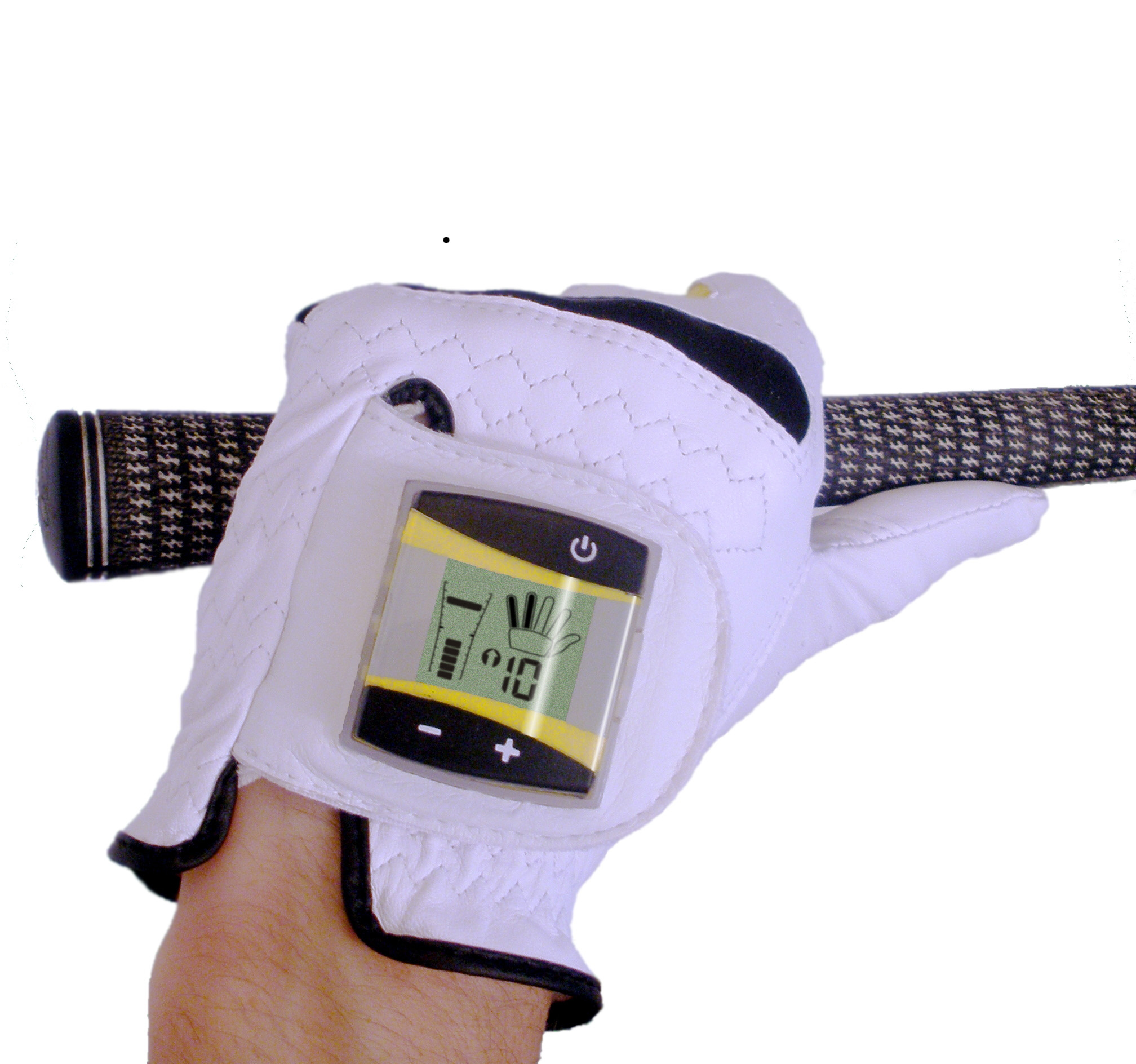 SensoGlove with Golf Club Photo 300 dpi