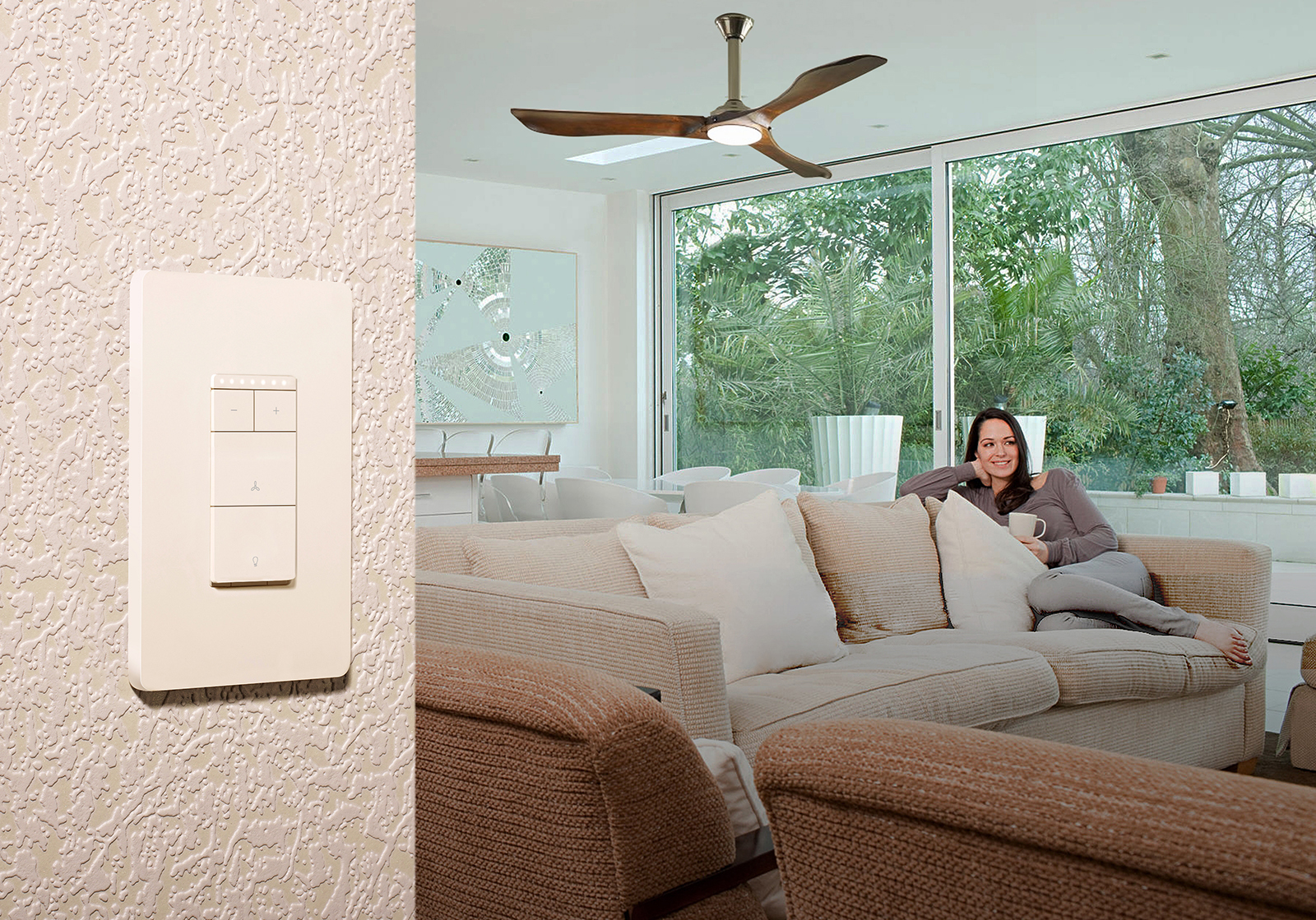 Treatlife Smart Ceiling Fan  Light Dimmer Switch - Lifestyle