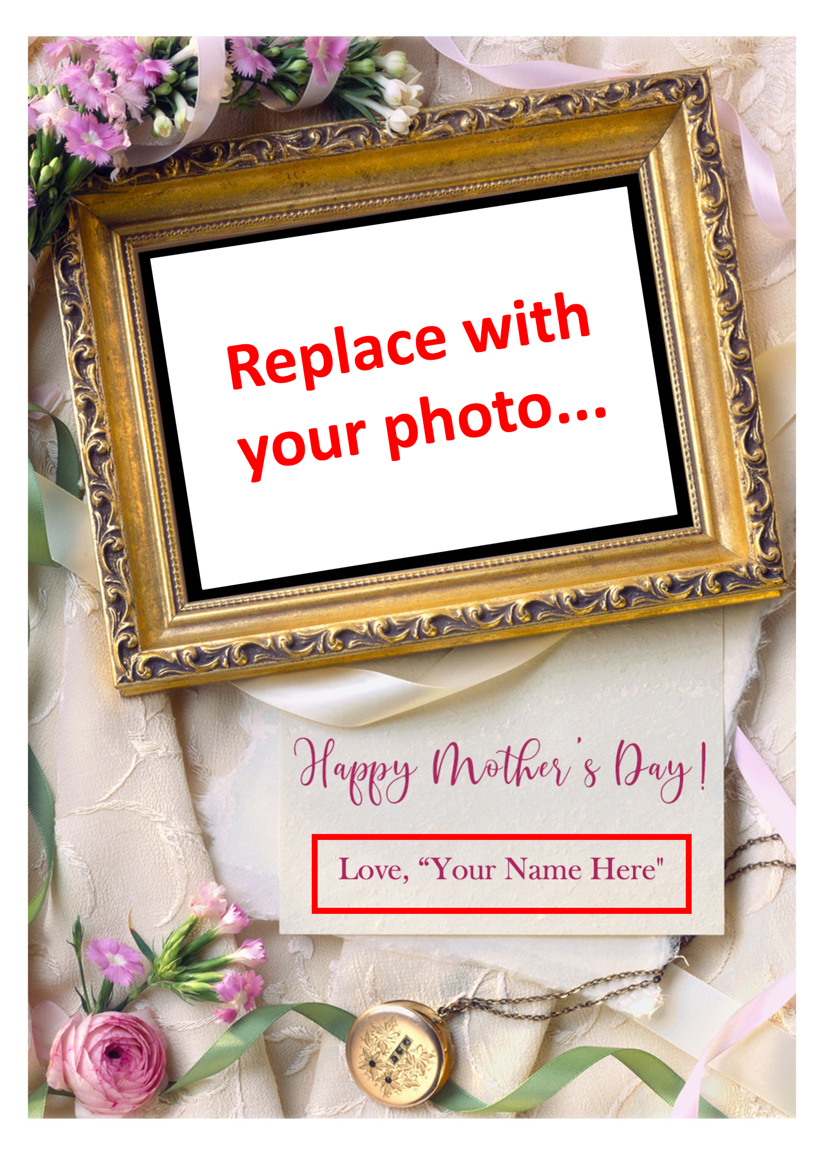 Vivid-Pix Mother's Day Card Template