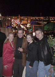 Karen, John, Megan and Dave at Foundation Room-Photo by Mike McNamara