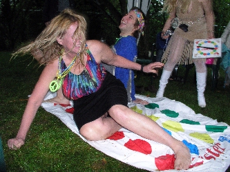 Falling at Twister Contest
