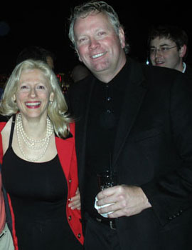 Karen Thomas, Thomas PR & Stu Macdonald, Jadoo Power at the Maximum PC Party