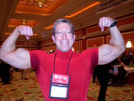 Bruce Pechman "Muscleman of Technology" Channel 9, San Diego at Showstoppers