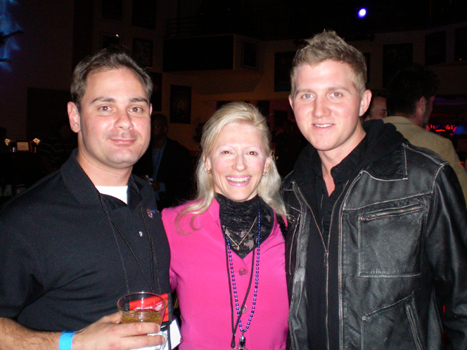 Jason Jacobs, Techwarelabs.com, Karen Thomas, Thomas PR, & Johnathan "Fata1ty" Wendel" at Poker Party at The Joint