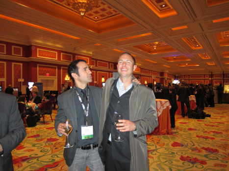 Brad Shende and Aidan Wind, Connected TV at Showstoppers at the Wynn
