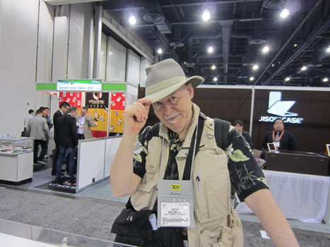 Jack Neubart, Shutterbug at the Powerocks Booth, LVCC