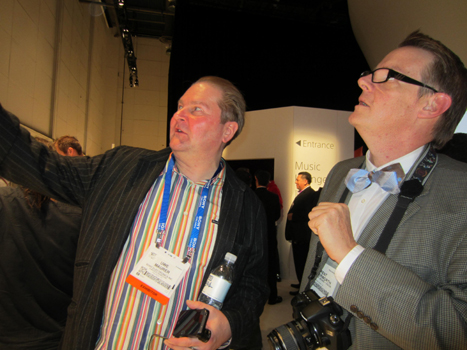 Uwe Maurer, ArtRage and Brent Butterworth, Sound & Vision at the ArtRage Booth