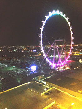 The Linq Ferris Wheel Behind Harrahs