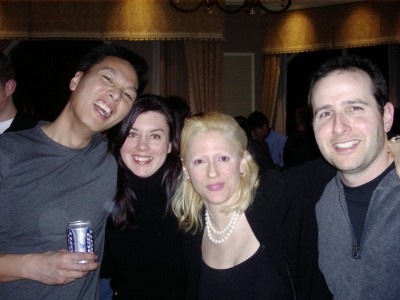 John Chow, Techzone, Karen Thomas, Dan Carr, Apple, at Techzone Party at the Venetian