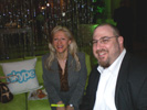 Karen Thomas, Thomas PR with Phil Wolff, Skype Journal at the Skype Party at the Bellagio