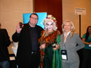 Karen Thomas, Thomas with Cirque Du Soleil Cast Member at Showstoppers