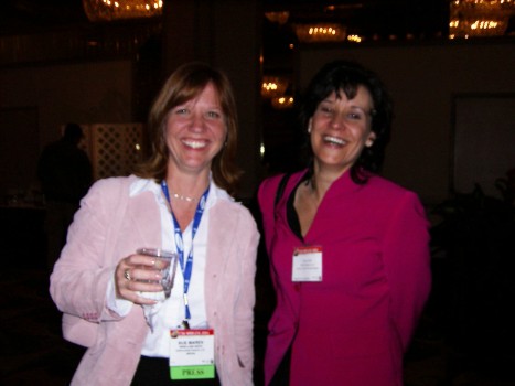 Sue Marek, Wireless Week with Tracy Ford, RCR Wireless News at CTIA Press Event at the Atlanta Hilton