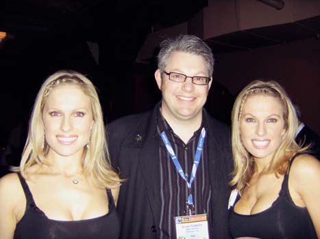 Brian Costello, Metropolitan Mystics with Coors Light Twins at iHollywood Party