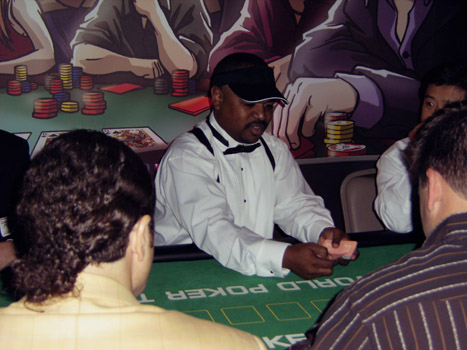 Poker Dealer at iHollywood Party