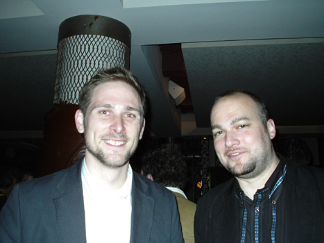 Kyle Monson and Dan Costa, PC Magazine at Microsoft Party