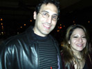 Robert Steir, Mindforce Consulting and Ana Maria Yumiseva, Frecuencia Latinoamerica at CrunchGear Party