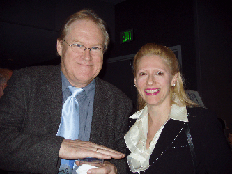 Karen With John C. Dvorak at Tech Ex