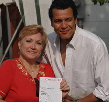 Alix Paultre, Electronic Products, Signing new CYBERCHILD book with Maria