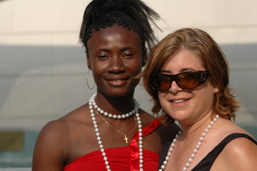 Mavis Donkor "Fabulous Flapper," IPC with Rose "Chorus Girl"