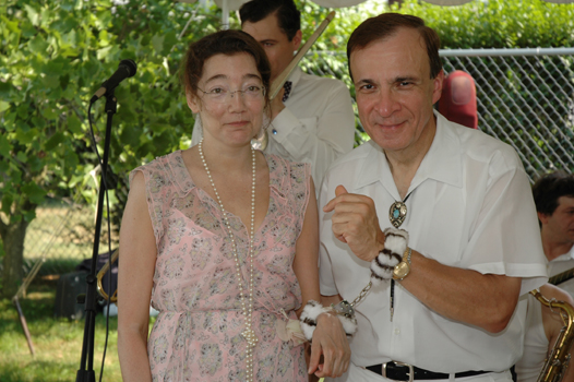 Paul Trotta "Untouchable" Hand-cuffed to Alexandra Gagliardi, Phun Circle "Chorus Girl" During the "Liquor Raid"