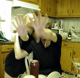 Karen and Bill Kouwenhoven in Kitchen