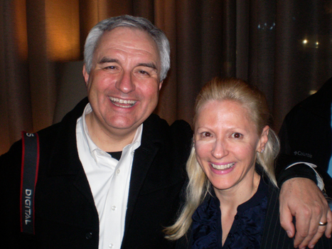 Karen Thomas, Thomas PR & Leo Laporte at Twit.tv Party