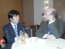 Eric Zarakov, FotoNation and Kazuto Yamaki, Sigma at JPEAI Party