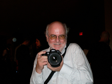 John Rettie, Rangefinder Shooting Photos at PDN Party