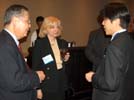 James Chung, IPC, Karen Thomas, and Kazuto Yamaki, Sigma at JPEA Party