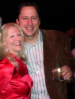 Karen Thomas, Thomas PR & Dan Havlik, PDN at the LAX Club