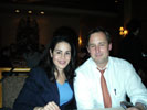 Jeff Mandell & Michelle Beauchamp, Concord Camera at a Press Dinner at Dux in the Peabody.