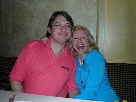 Karen Thomas and Dave MacNeill, Editor, Digital Camera Magazine.