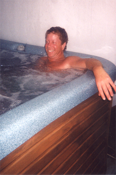 Chuck Klein in Hot Tub