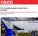 Chemical & Engineering News on BeBop Sensors Smart Fabric: Beyond new fibers and yarns, some innovators are looking to embed textiles with sensors to create smart fabric. Keith McMillen, who heads BeBop Sensors in California, explains that his firm does this by chemically treating fabric with conductive polymer coatings. http://cen.acs.org/articles/95/i25/US-textile-makers-look-revival.html  by Marc S. Reisch 