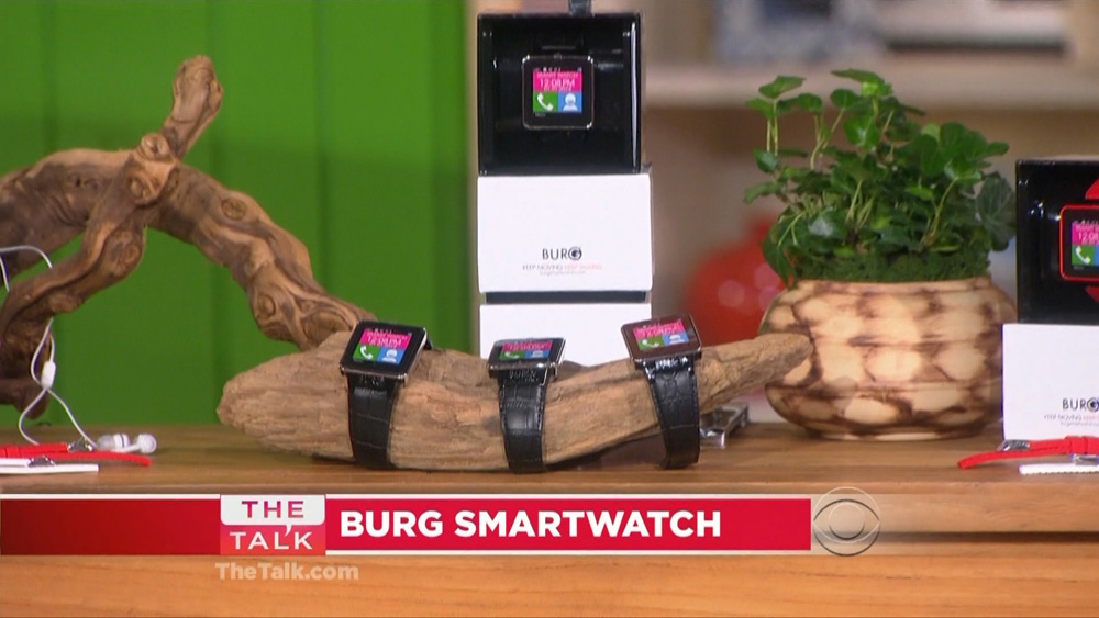 CBS-TV The Talk Features BURG 16A Smartwatch with Dr. Gadget on Spring Gadgets!